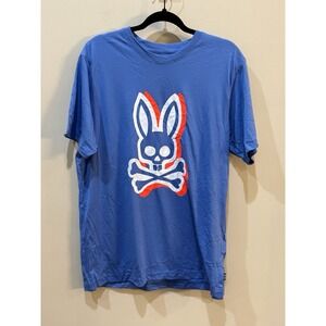 Psycho Bunny Crew Logo Fashion T-Shirt Pima Cotton Size 5 Regatta Size Large